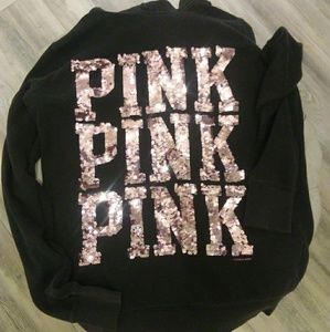 Victoria secret zip up hoodie